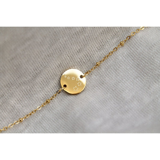 Armbandje Sterrenkindje Troostgeschenk - Goud