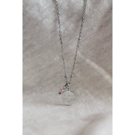 Ketting Ik Hou Van Jou - Zilver