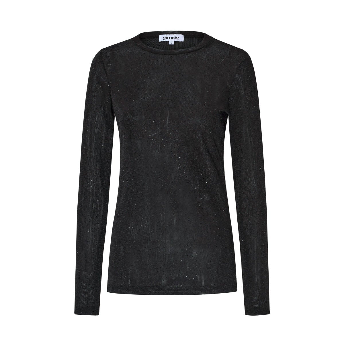 Geweven Polyester Lange Mouwen Top Doorzichtig Seksueel