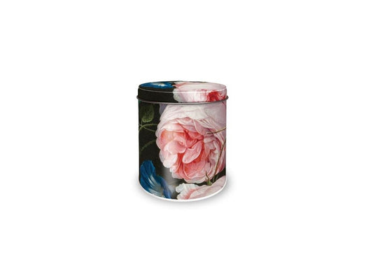 Bewaarblik bloemen Ø10 x h11,5cm