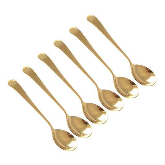 GOUDEN koffielepels - set van 6