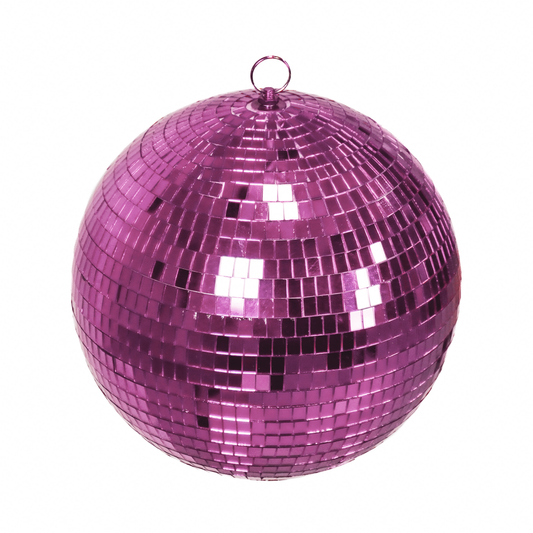 Kerstdecoratie - Kersthanger - Discobal - Foam - Roze - 30x30x30cm
