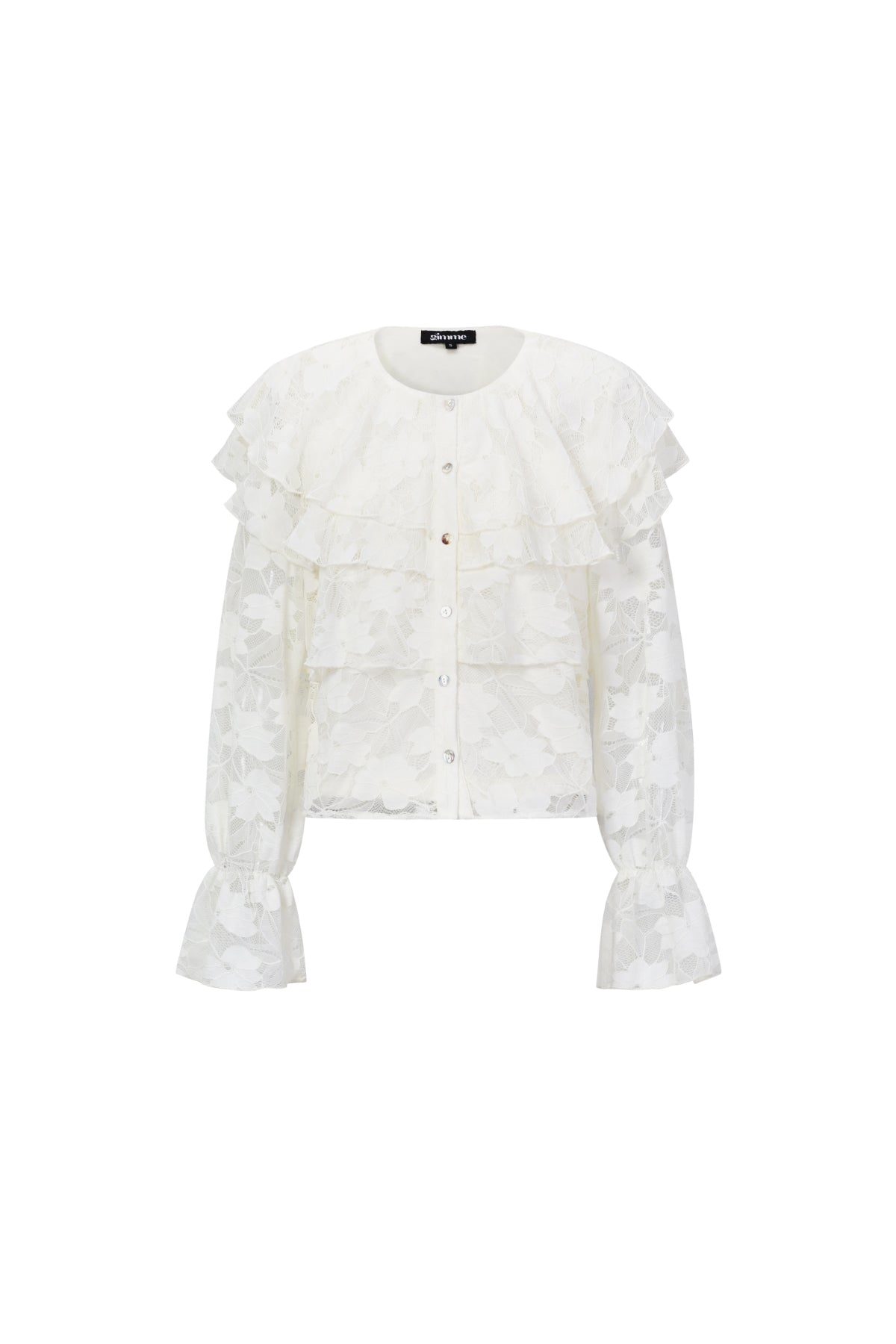 Overhemd Elegante Bloemenprint Kantenpaneel - Meerdere kleuren