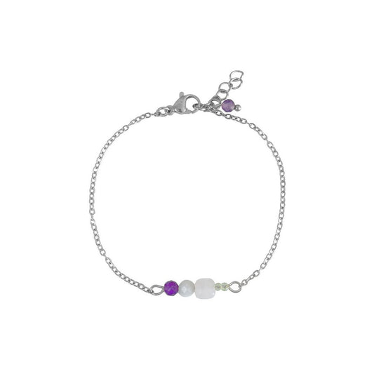 Harmonie Edelstenen Armband - Zilver