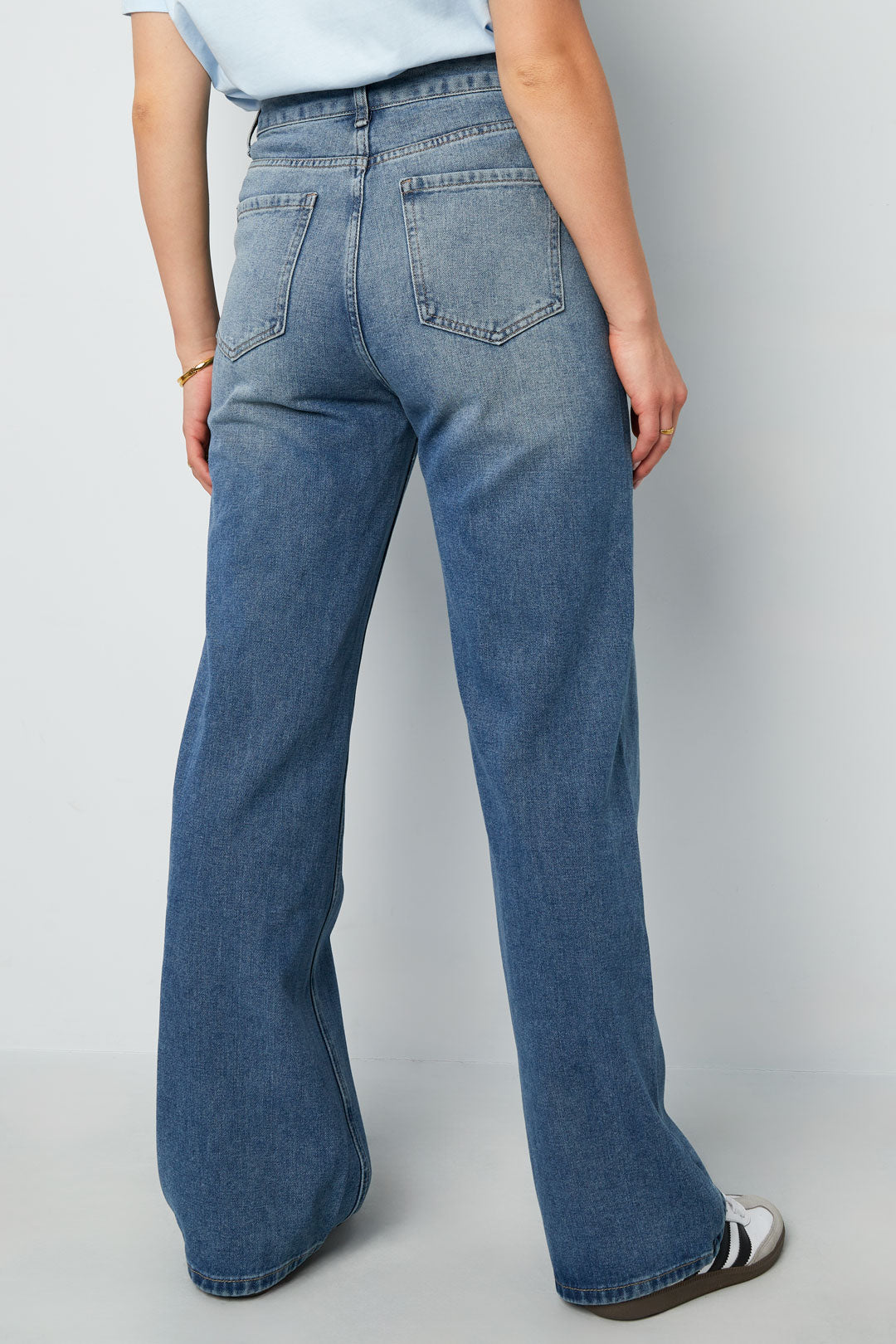 Rechte Jeans Casual Solide Kleur - Meerdere kleuren