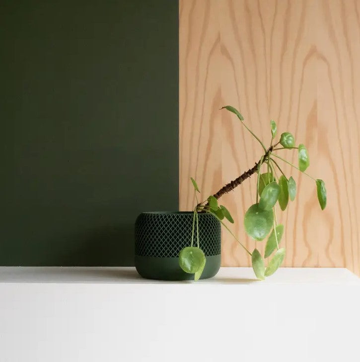 3D geprint! Apple groen bloempot