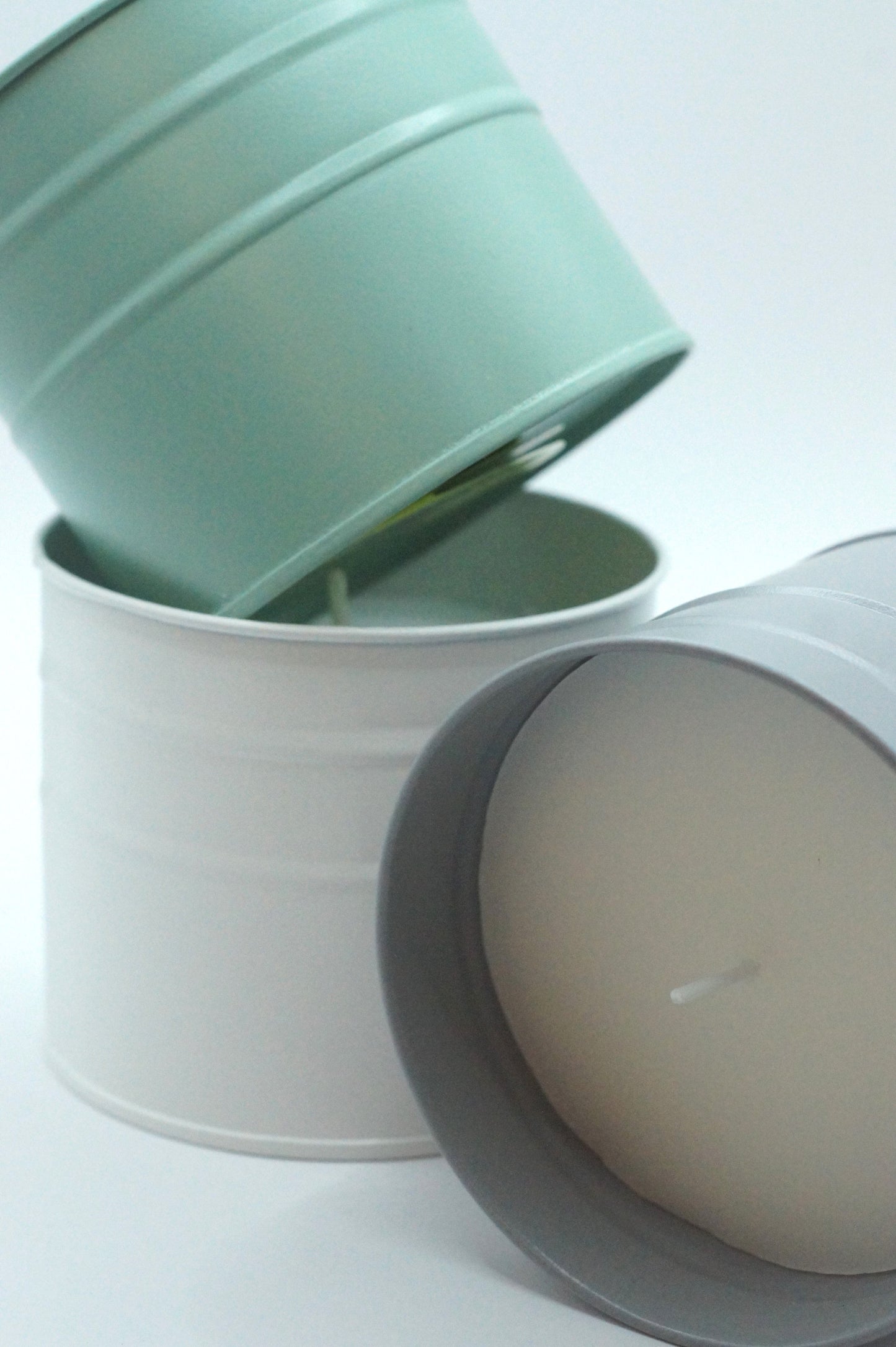 Citronella kaars emmertje - 3 kleuren