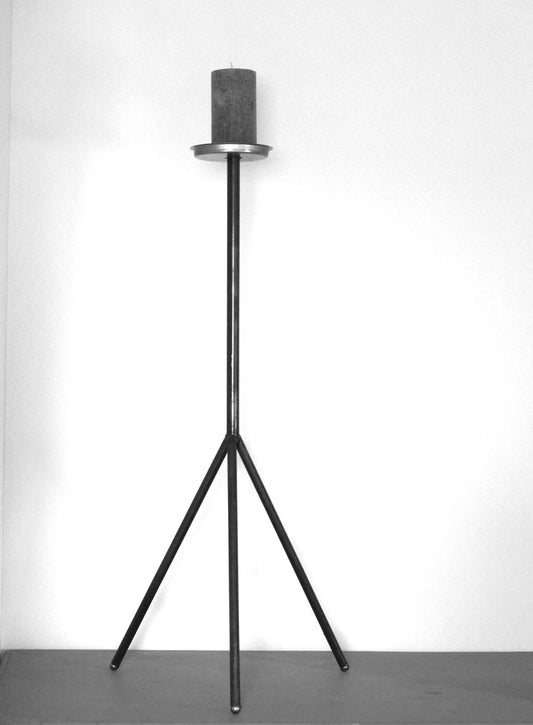 Kaarsenhouder 3-voet staal 80 cm