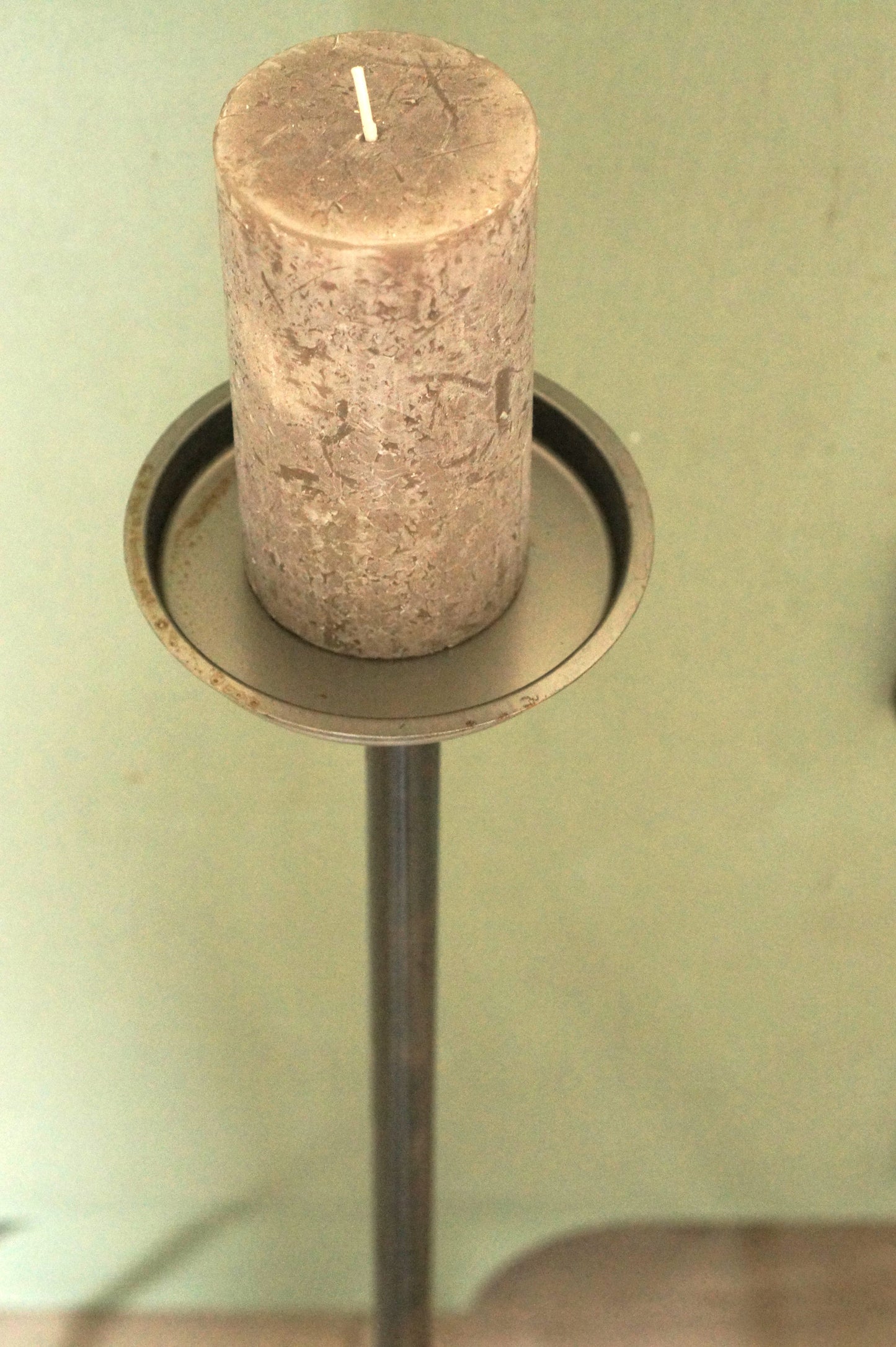 Kaarsenhouder 3-voet staal 80 cm