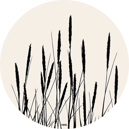 Muurdecoratie riet